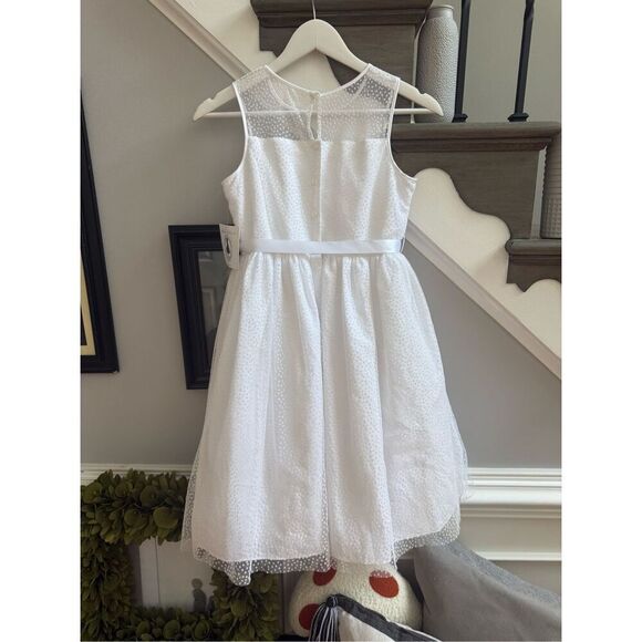 Marmellata Special Occasion White First Communion Flower Girl Dress sz 12 NWT - Picture 7 of 9